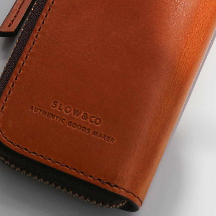 割引済　美品　SLOW&co  スロウ　レザー　キーケース　ブラウン ハービー 最大46%☆11/19限定 スロウ キーケース SLOW 鍵入れ herbie