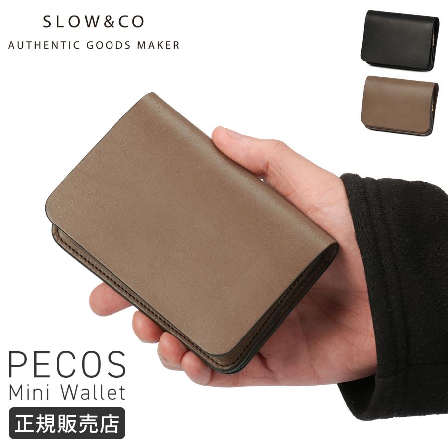 SLOW スロウ ペコス ミニ財布 ミニウォレット 本革 日本製 ブランド メンズ レディース ギフト 化粧箱付き PECOS SO932S | SLOW(ファッション)