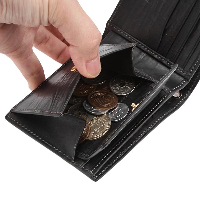 最大41% 4/25限定 ゾンネ 財布 二つ折り財布 本革 シロッコ SONNE SCIROCCO SOD003B メンズ ブランド | SONNE | 09