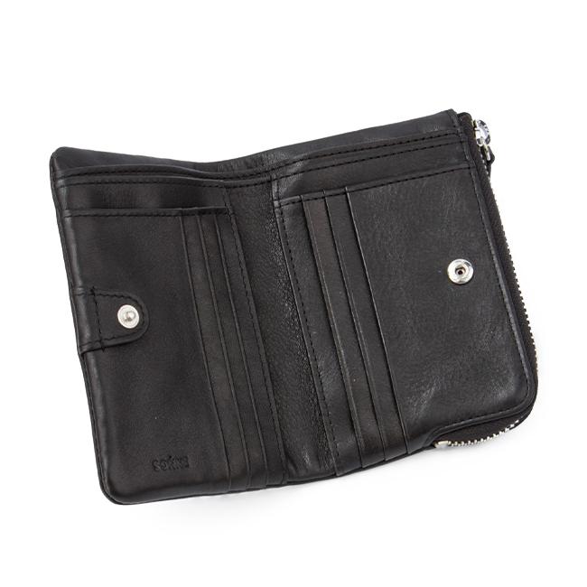 最大41% 4/25限定 ゾンネ 二つ折り財布 ミドル財布 メンズ レディース ブランド 本革 大容量 軽量 レザー ミドルウォレット ソフテン SONNE SOFTEN SOFT002 | SONNE | 09