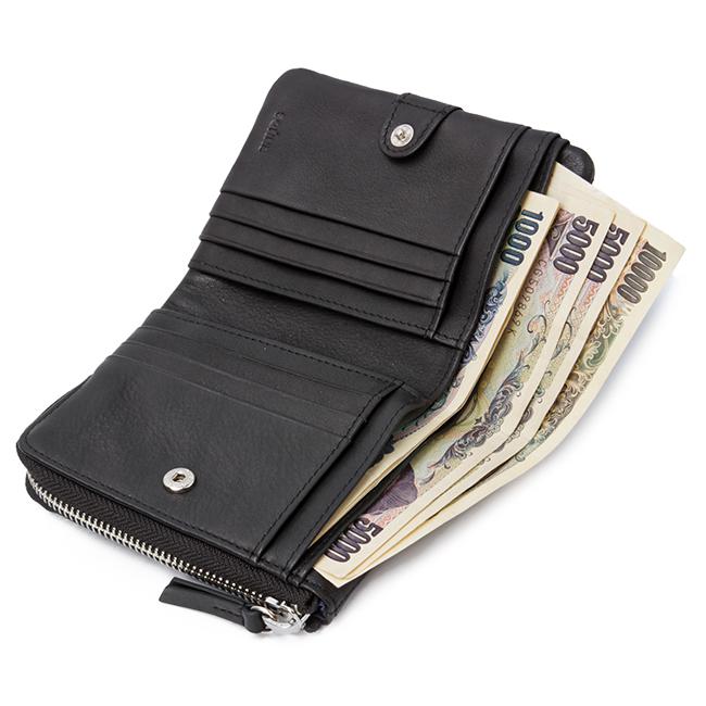 ゾンネ 二つ折り財布 ミドル財布 メンズ レディース ブランド 本革 大容量 軽量 レザー ミドルウォレット ソフテン SONNE SOFTEN SOFT002 | SONNE | 10