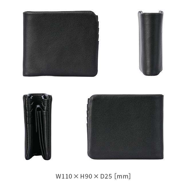 最大53% 3/22まで ゾンネ 二つ折り財布 メンズ レディース ブランド 本革 軽量 薄型 薄い財布 レザー ミドルウォレット ソフテン SONNE SOFTEN SOFT003 | SONNE | 07