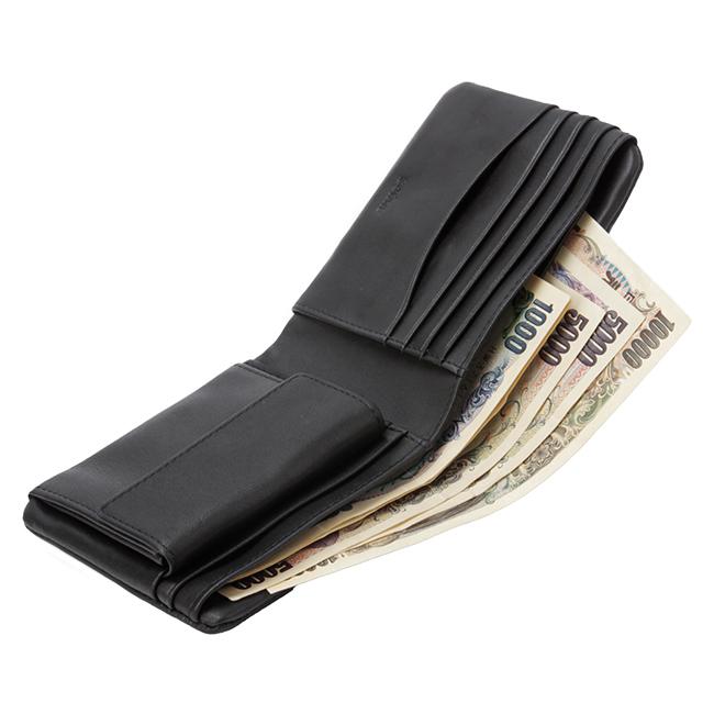 最大53% 3/22まで ゾンネ 二つ折り財布 メンズ レディース ブランド 本革 軽量 薄型 薄い財布 レザー ミドルウォレット ソフテン SONNE SOFTEN SOFT003 | SONNE | 10