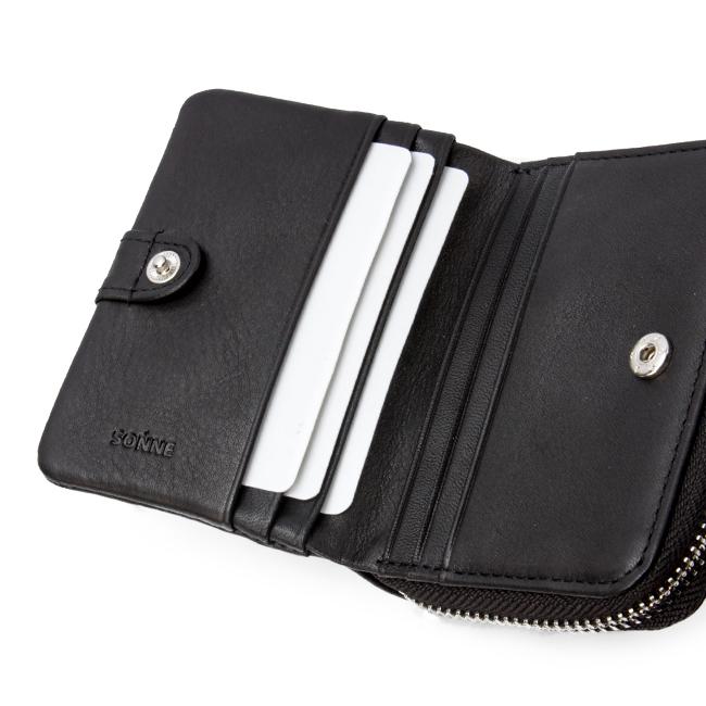 最大41% 2/15限定 ゾンネ ミニ財布 メンズ レディース ブランド 軽量 本革 レザー 小銭入れ コインケース ミニウォレット ソフテン SONNE SOFTEN SOFT004 | SONNE | 11