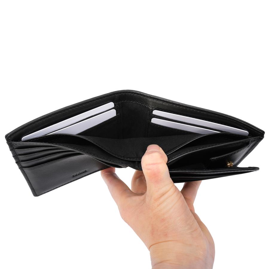 最大37% 2/19限定 ゾンネ リスヴェロ 二つ折り財布 本革 バケッタスムースレザー 化粧箱付き ギフト SONNE LISVERO SOMN002 | SONNE | 09