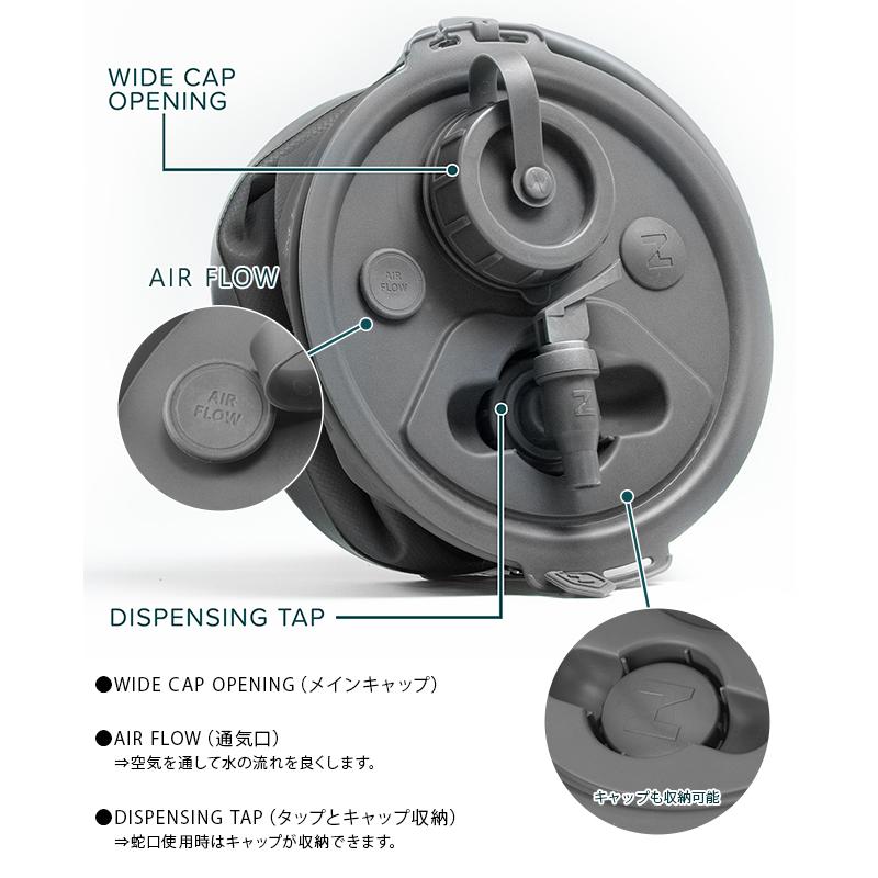 最大42% 3/29限定 コラプズ ウォータージャグ バケツ 水タンク 折りたたみ キャンプ アウトドア バーベキュー スタンド コラプシブル 2in1 COLAPZ SORC-001 | UNBY | 13