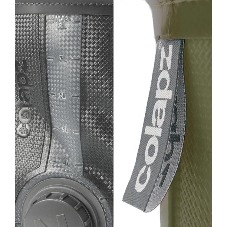 コラプズ ウォータージャグ バケツ 水タンク 折りたたみ キャンプ アウトドア バーベキュー スタンド コラプシブル 2in1 COLAPZ SORC-001 | UNBY | 14