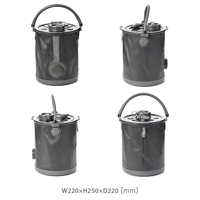 最大42% 3/29限定 コラプズ ウォータージャグ バケツ 水タンク 折りたたみ キャンプ アウトドア バーベキュー スタンド コラプシブル 2in1 COLAPZ SORC-001 | UNBY | 07