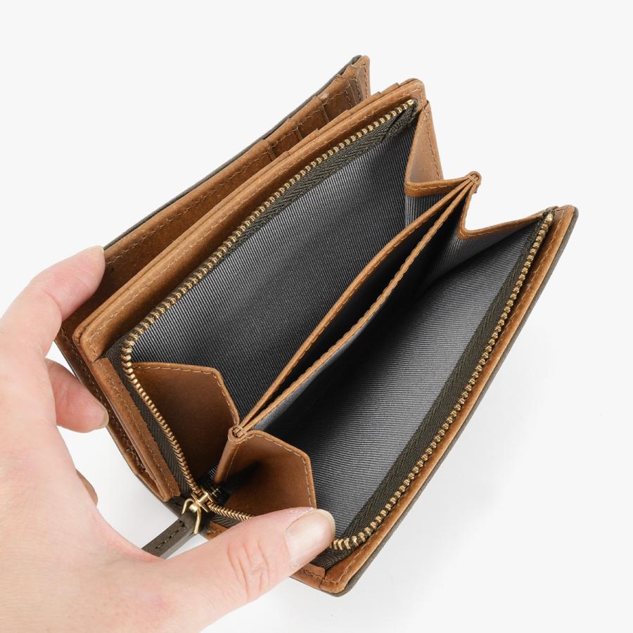最大42% 8/23限定 ゾンネ エコラックス 財布 二つ折り財布 ミドルウォレット メンズ レディース 本革 レザー SONNE ECOLUX SOUS006 | SONNE | 11