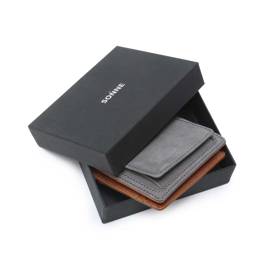 ゾンネ エコラックス 財布 二つ折り財布 本革 ミニ財布 ミニウォレット メンズ ブランド SONNE ECOLUX SOUS002 | SONNE | 14