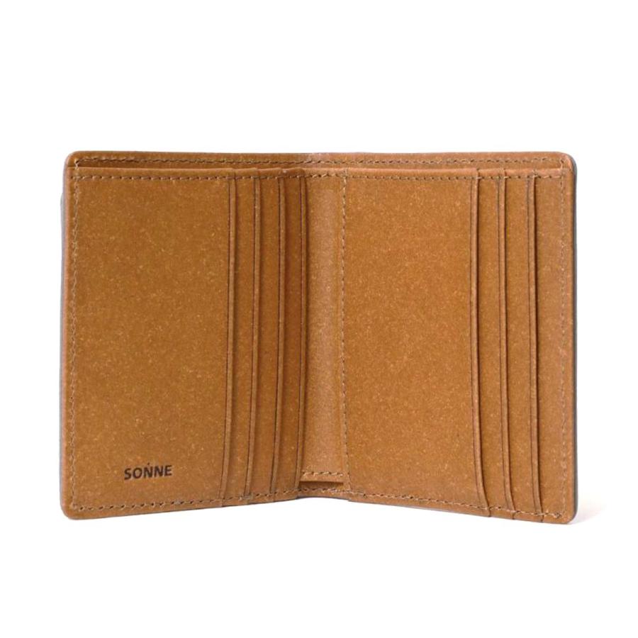 最大44% 3/22まで ゾンネ エコラックス 財布 二つ折り財布 本革 ミニ財布 ミニウォレット メンズ ブランド SONNE ECOLUX SOUS002 | SONNE | 06