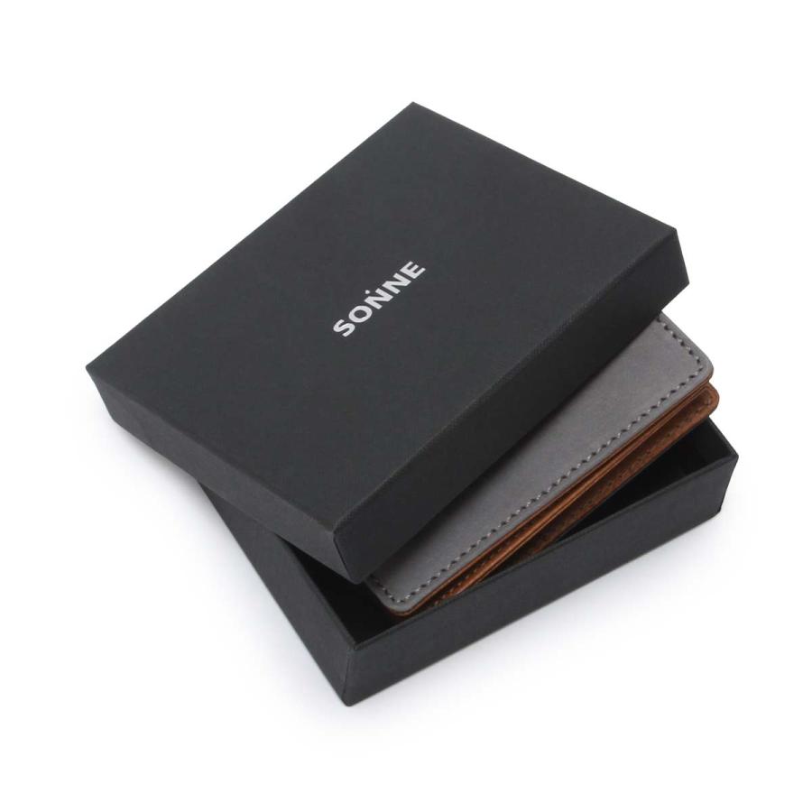 最大44% 3/22まで ゾンネ エコラックス カードケース 名刺入れ 本革 メンズ ブランド SONNE ECOLUX SOUS004 | SONNE | 12