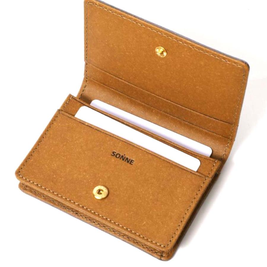 最大44% 3/22まで ゾンネ エコラックス カードケース 名刺入れ 本革 メンズ ブランド SONNE ECOLUX SOUS004 | SONNE | 07