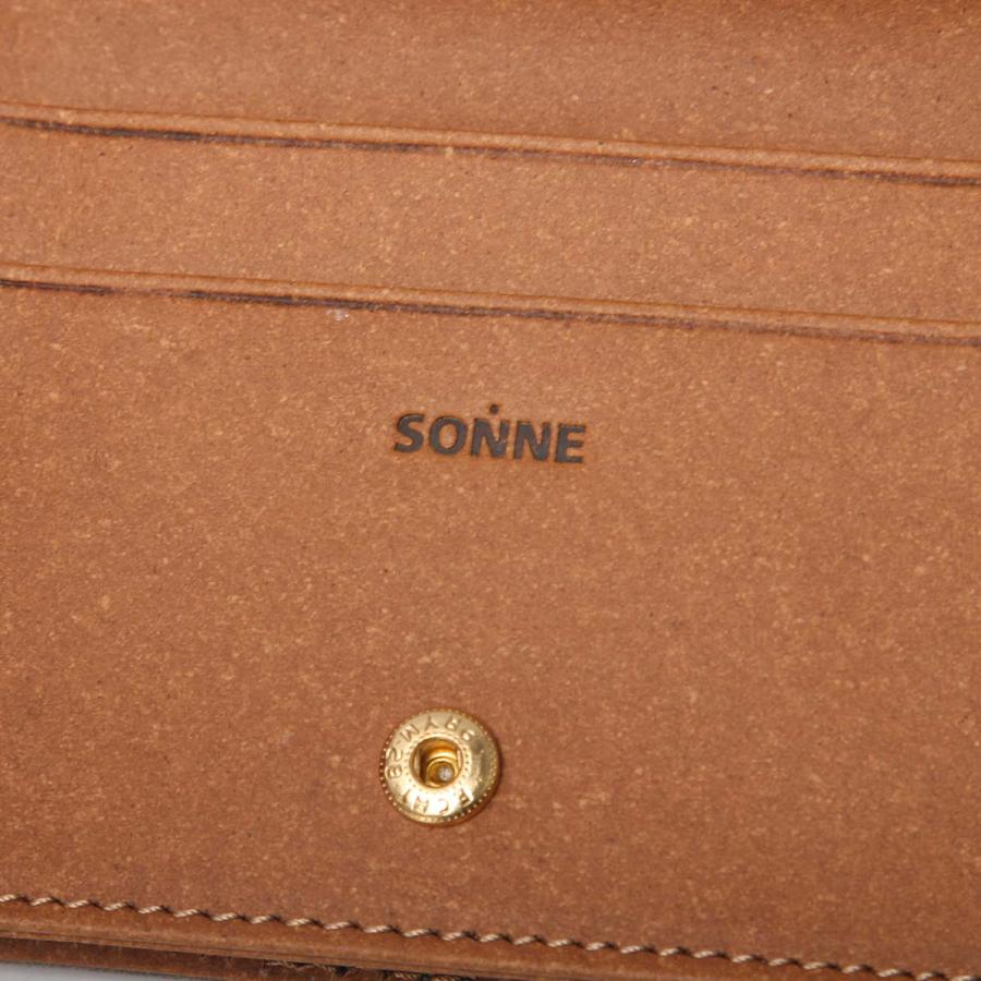 ゾンネ エコラックス カードケース 名刺入れ 本革 メンズ ブランド SONNE ECOLUX SOUS004 | SONNE | 08