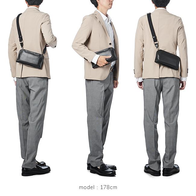 最大42% 3/30限定 ゾンネ 財布 ショルダーウォレット スマホショルダー 横型 本革 通帳 クラウディオ SONNE CLAUDIO SOX011 メンズ ブランド | SONNE | 05