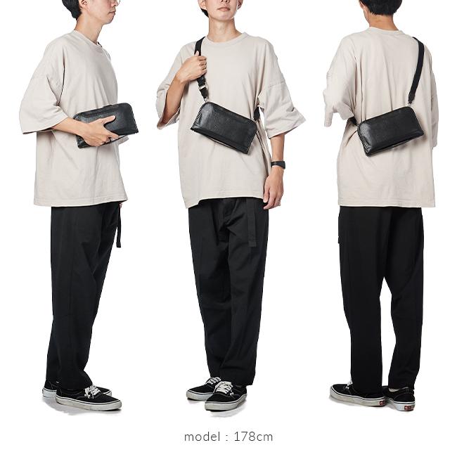 最大42% 2/17まで ゾンネ 財布 ショルダーウォレット スマホショルダー 横型 本革 通帳 クラウディオ SONNE CLAUDIO SOX011 メンズ ブランド | SONNE | 06