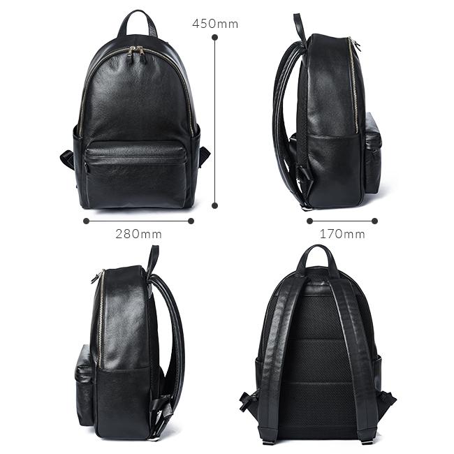 SONNE（ゾンネ） 最大42% 2/22限定 リュック デイパック 本革 A4用紙