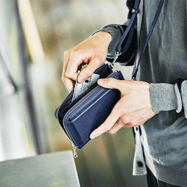 最大42% 3/30限定 ゾンネ スマホショルダー ショルダーウォレット 本革 財布 小銭入れ クラウディオ SONNE CLAUDIO SOX017 | SONNE | 22