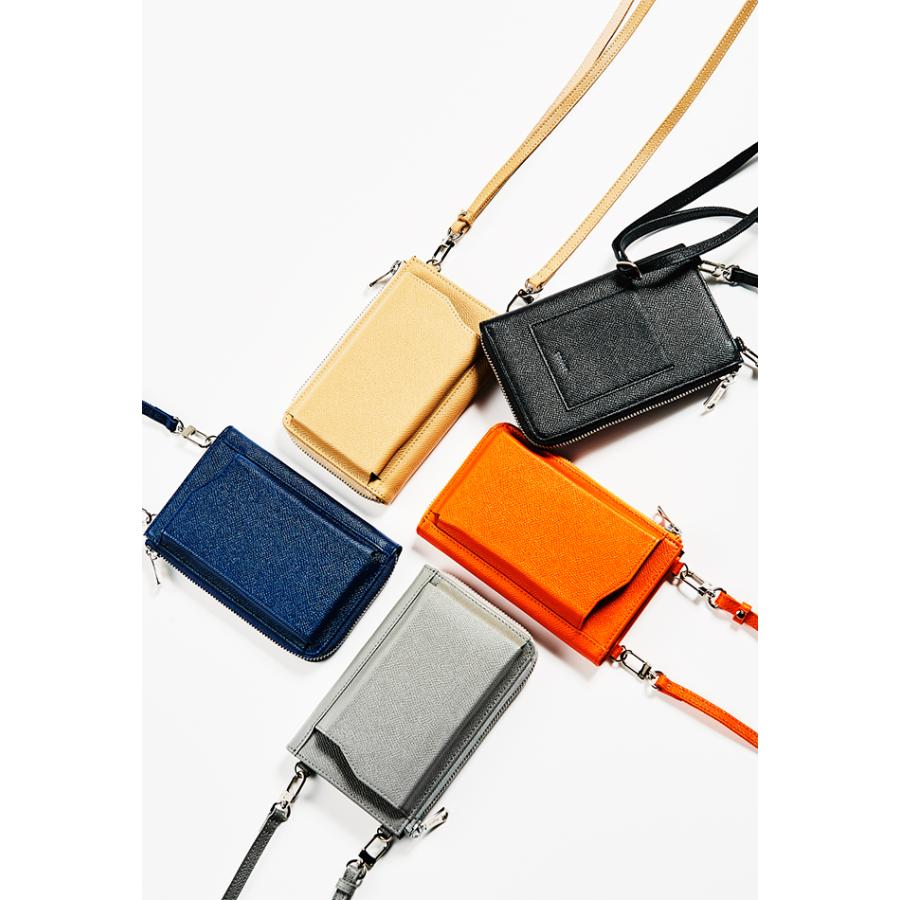 ゾンネ スマホショルダー ショルダーウォレット 本革 財布 小銭入れ クラウディオ SONNE CLAUDIO SOX017 | SONNE | 23