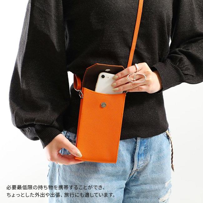 最大41% 4/25限定 ゾンネ スマホショルダー 軽量 薄マチ フラップ付き 本革 クラウディオ SONNE CLAUDIO SOX023 メンズ レディース ブランド おしゃれ | SONNE | 19