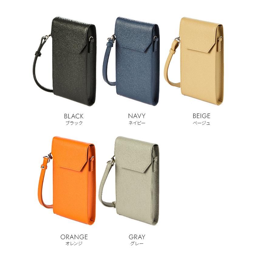 最大41% 4/25限定 ゾンネ スマホショルダー 軽量 薄マチ フラップ付き 本革 クラウディオ SONNE CLAUDIO SOX023 メンズ レディース ブランド おしゃれ | SONNE | 06