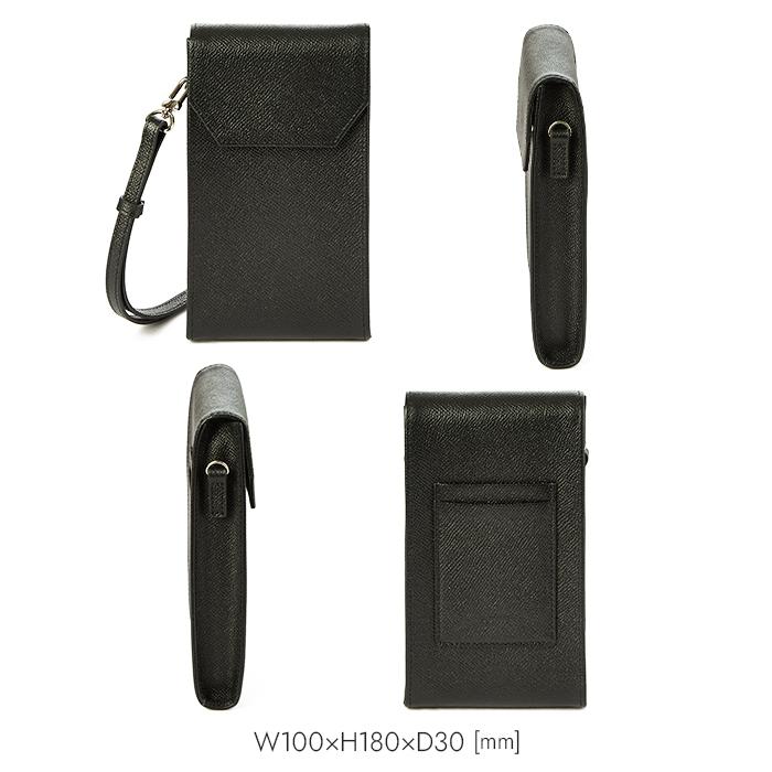 最大41% 4/25限定 ゾンネ スマホショルダー 軽量 薄マチ フラップ付き 本革 クラウディオ SONNE CLAUDIO SOX023 メンズ レディース ブランド おしゃれ | SONNE | 08