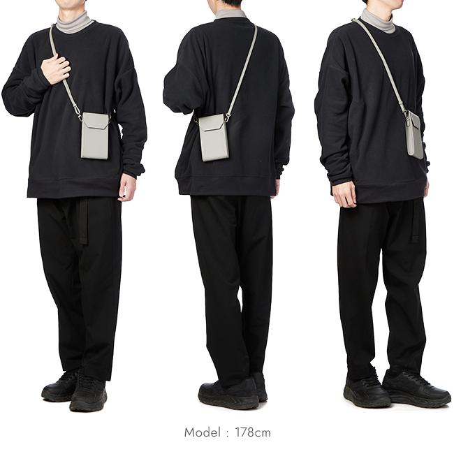 最大41% 4/25限定 ゾンネ スマホショルダー 軽量 薄マチ フラップ付き 本革 クラウディオ SONNE CLAUDIO SOX023 メンズ レディース ブランド おしゃれ | SONNE | 09