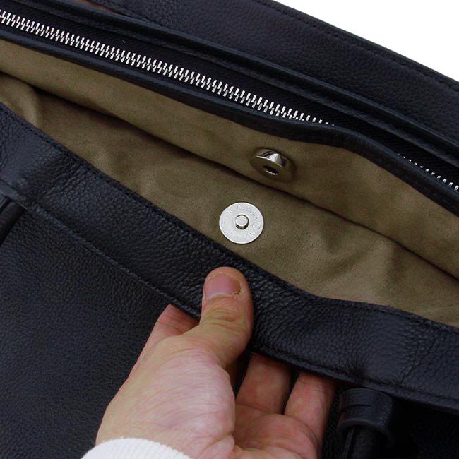 最大41% 4/25限定 ゾンネ ビジネストートバッグ メンズ ブランド レザー 本革 黒 通勤 肩掛け ファスナー付き A4 クラウディオ SONNE CLAUDIO SOX027 | SONNE | 10