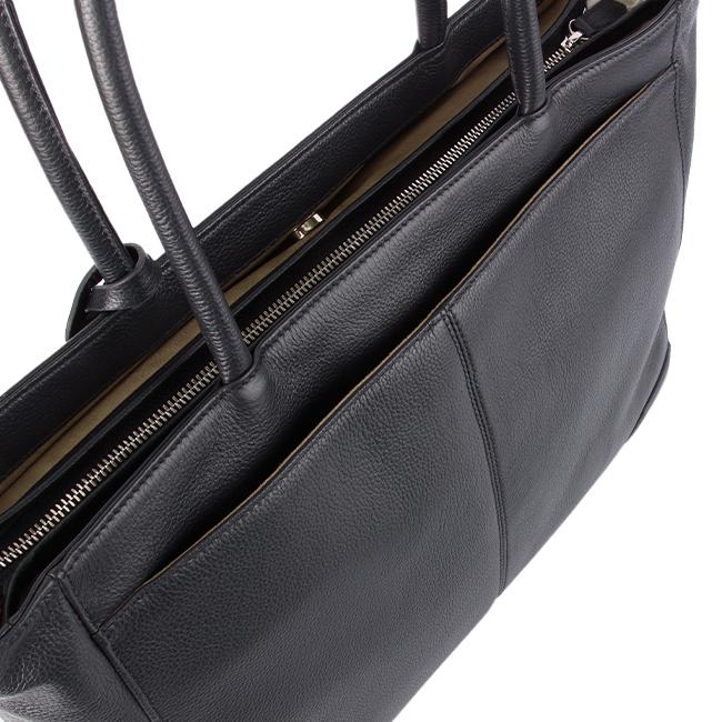 最大41% 2/15限定 ゾンネ ビジネストートバッグ メンズ ブランド レザー 本革 黒 通勤 肩掛け ファスナー付き A4 クラウディオ SONNE CLAUDIO SOX027 | SONNE | 14