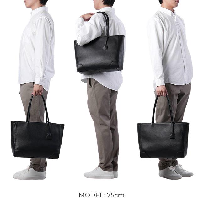 ゾンネ ビジネストートバッグ メンズ ブランド レザー 本革 黒 通勤 肩掛け ファスナー付き A4 クラウディオ SONNE CLAUDIO SOX027 | SONNE | 05