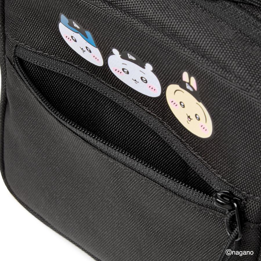 ちいかわ　フラップ付きショルダーバッグ　（K825）ハチワレ ちいかわ パラレルワールド！？ ぬいぐるみショルダーバッグ（強くなっ