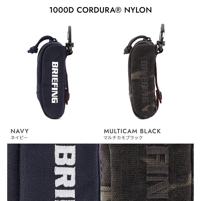 BRIEFING ゴルフポーチ ネイビー BRIEFING GOLF - ROUND WAIST POUCH ECO TWILL | ウエストポーチ
