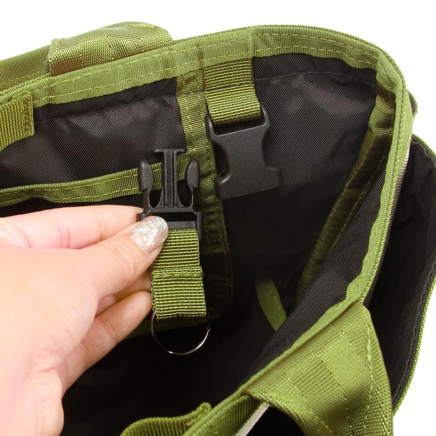 BRIEFING KHAKI ラウンドバッグ BRIEFING KHAKI ラウンドバッグ