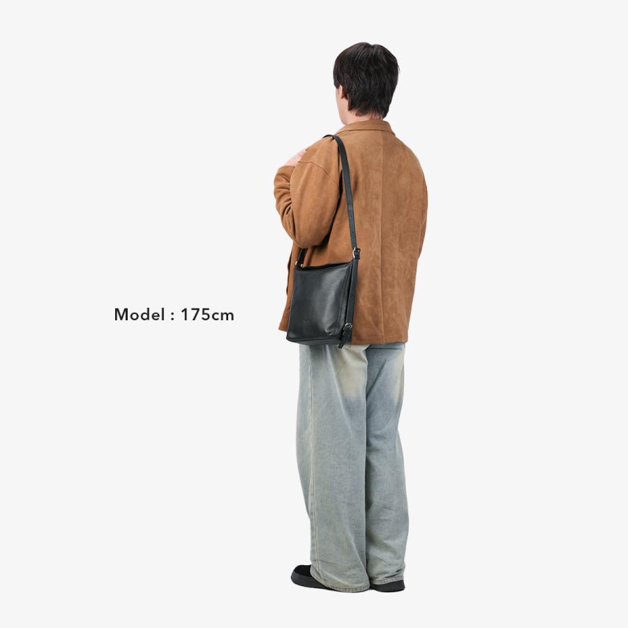 エルゴポック TC-ソフトシュリンクレザー ショルダーバッグ メンズ レディース 日本製 本革 縦型 HERGOPOCH TC-SOFT SHRINK LEATHER TC-CS | HERGOPOCH | 05