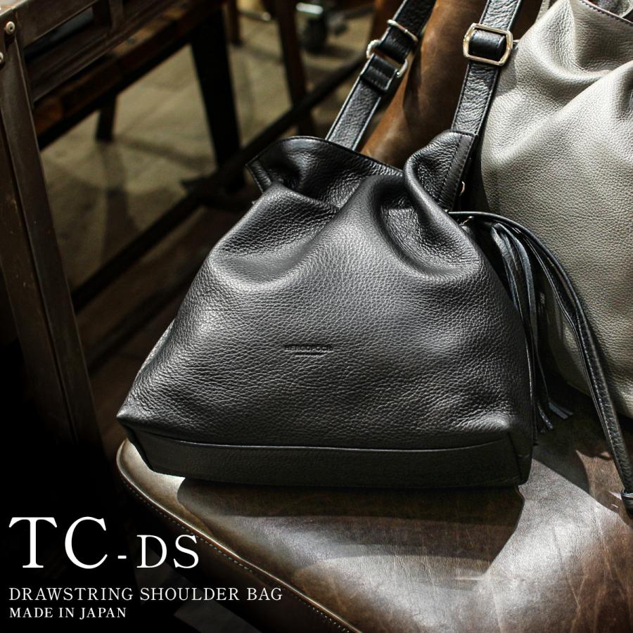 最大42% 2/11限定 エルゴポック ショルダーバッグ メンズ ブランド レザー 本革 軽量 日本製 斜めがけ 小さめ 巾着ショルダー HERGOPOCH TC-DS | HERGOPOCH | 03