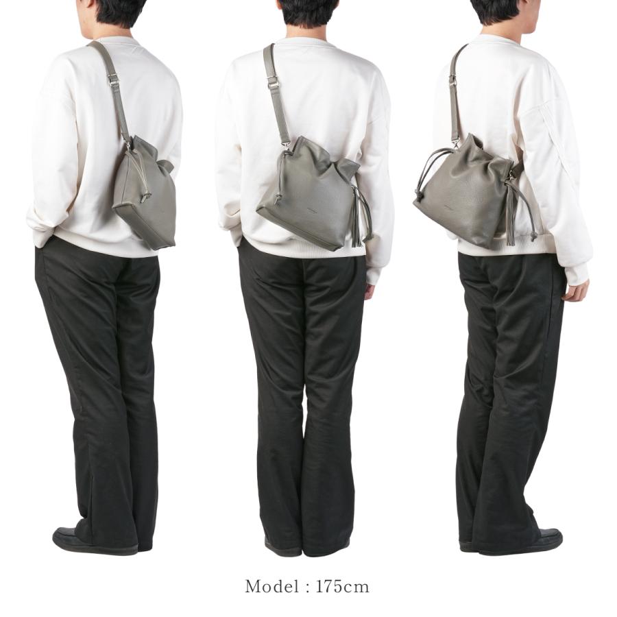 最大42% 2/11限定 エルゴポック ショルダーバッグ メンズ ブランド レザー 本革 軽量 日本製 斜めがけ 小さめ 巾着ショルダー HERGOPOCH TC-DS | HERGOPOCH | 06