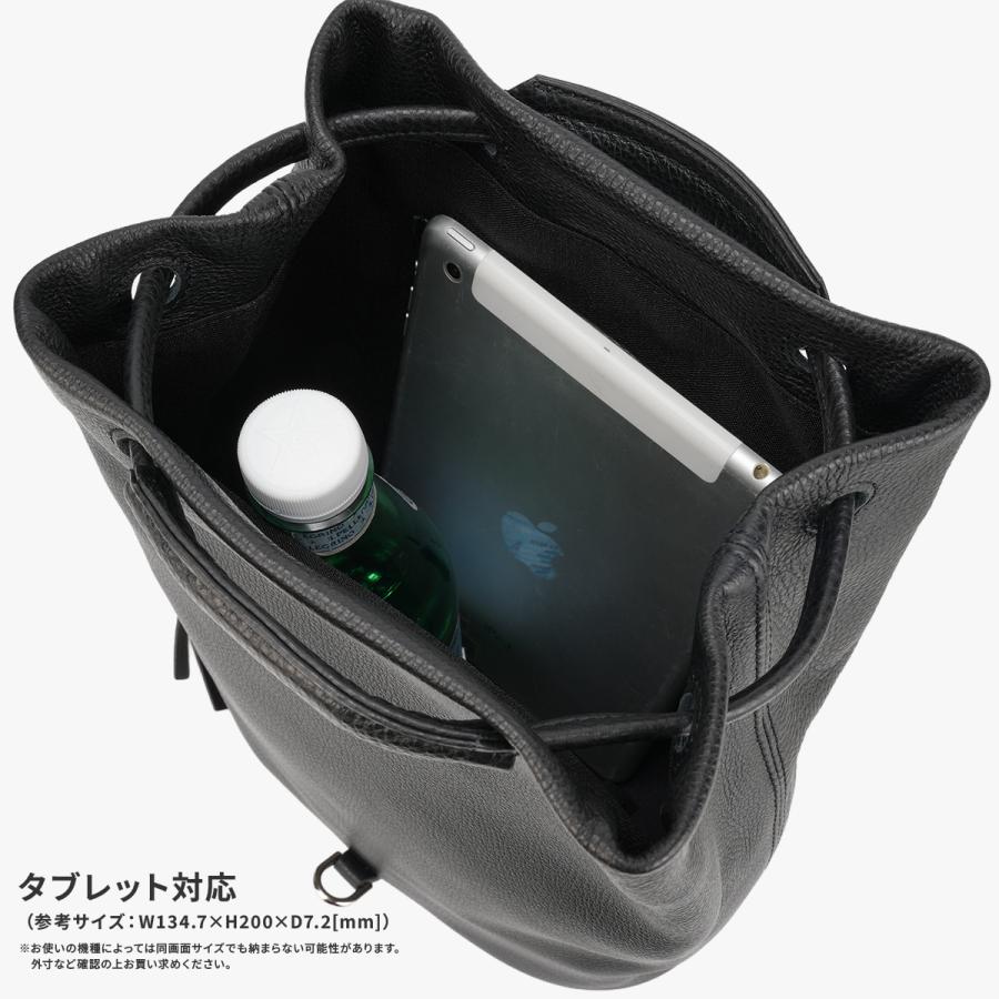 最大41% 10/27限定 エルゴポック ティーシー ショルダーバッグ 巾着バッグ メンズ レディース レザー 本革 HERGOPOCH TC TC-DSS | HERGOPOCH | 07