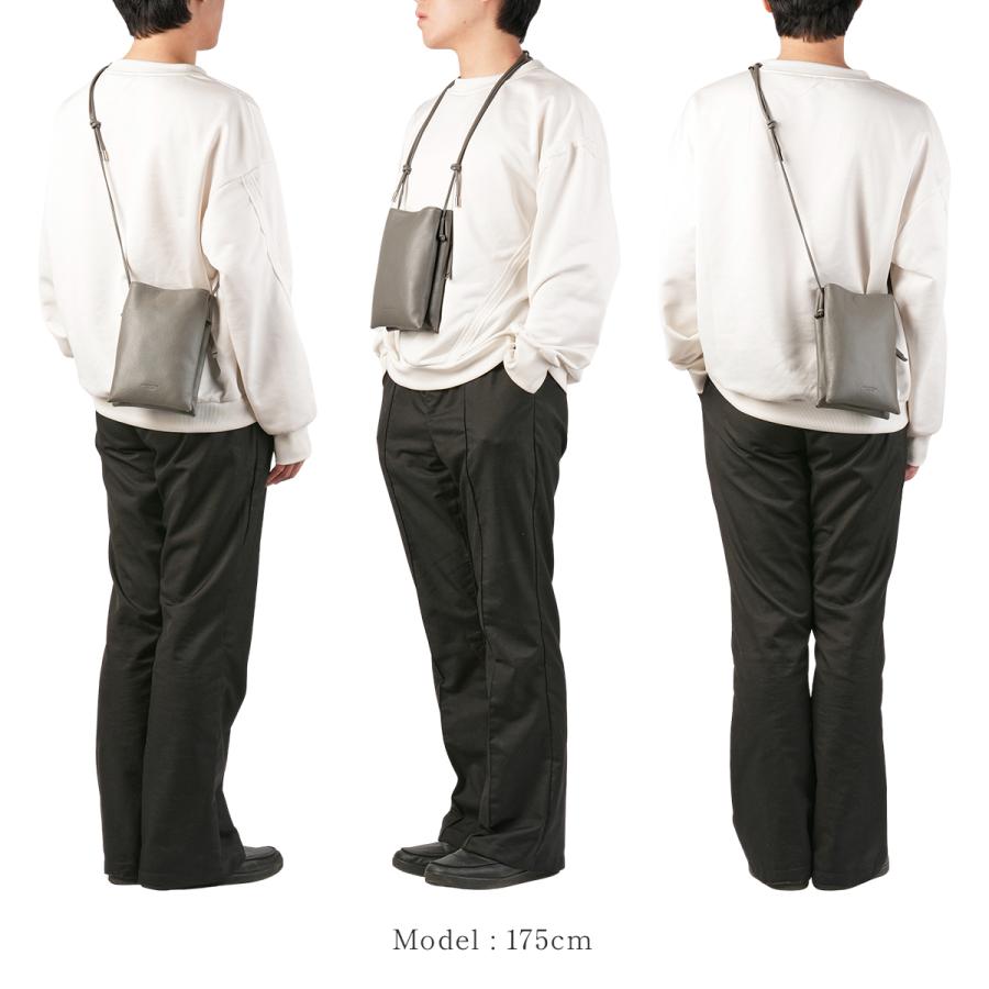 最大47% 11/30まで エルゴポック ショルダーバッグ メンズ ブランド レザー 本革 軽量 日本製 斜めがけ 小さめ 縦型 ネックポーチ HERGOPOCH TC-RS | HERGOPOCH | 06