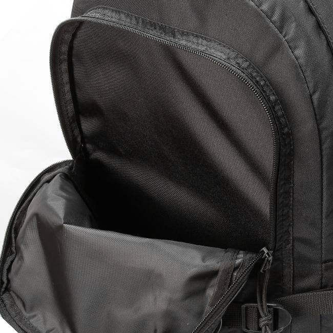 ブラックリュック 中型 ジッパー式 THRASHER（スラッシャー） リュック 30L 大容量 軽量 男子 女子 中学生