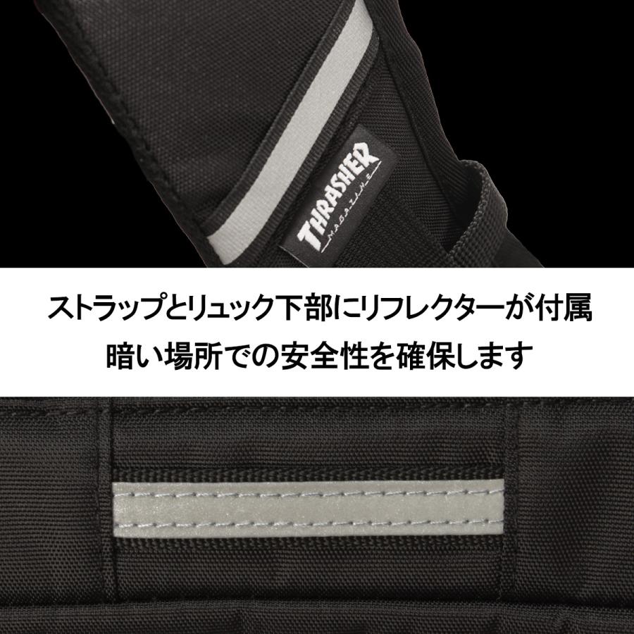 スラッシャー ランニングプッシュ リュック 30L 通学 男子 女子 高校生 通学リュック スクールリュック THRASHER THR-321 | THRASHER | 15