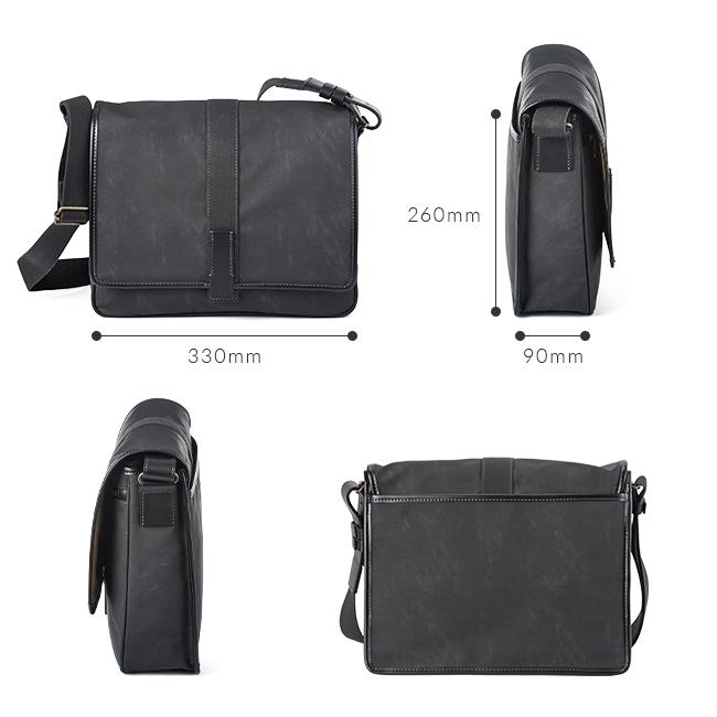 タケオキクチ クラプトン A4可 斜めがけ可 ショルダーバッグ メッセンジャー TAKEO KIKUCHI（タケオキクチ） ショルダーバッグ メンズ 斜めがけ