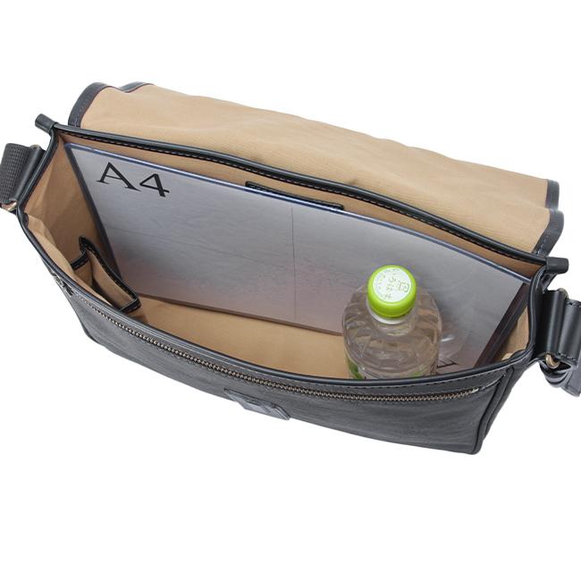 タケオキクチ クラプトン A4可 斜めがけ可 ショルダーバッグ メッセンジャー TAKEO KIKUCHI（タケオキクチ） ショルダーバッグ メンズ 斜めがけ