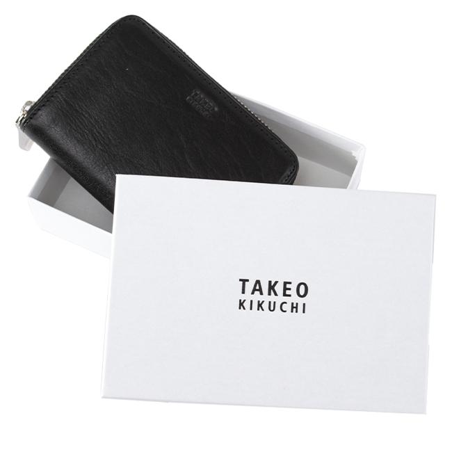 タケオ　キクチ　黒財布 TAKEO KIKUCHI 最大37% 11/19限定 タケオキクチ 財布 小銭入れ ミニ