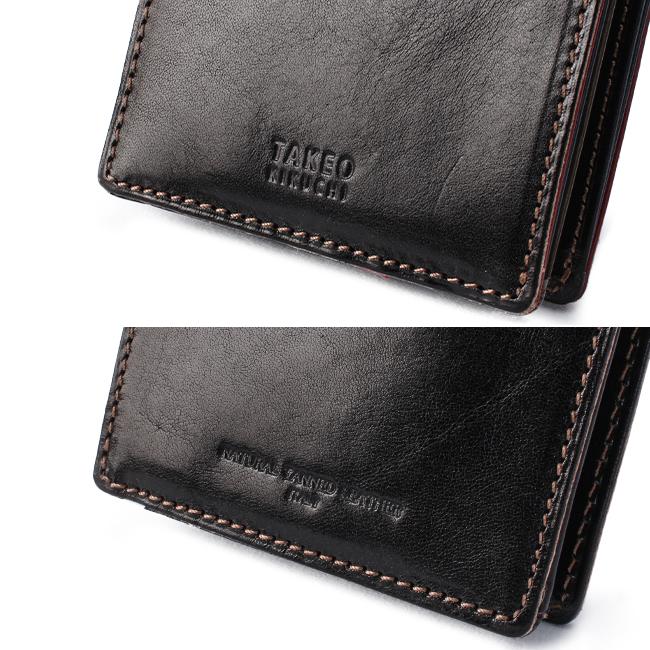 TAKEO KIKUCHI タケオキクチ 財布 二つ折り財布 メンズ 本革
