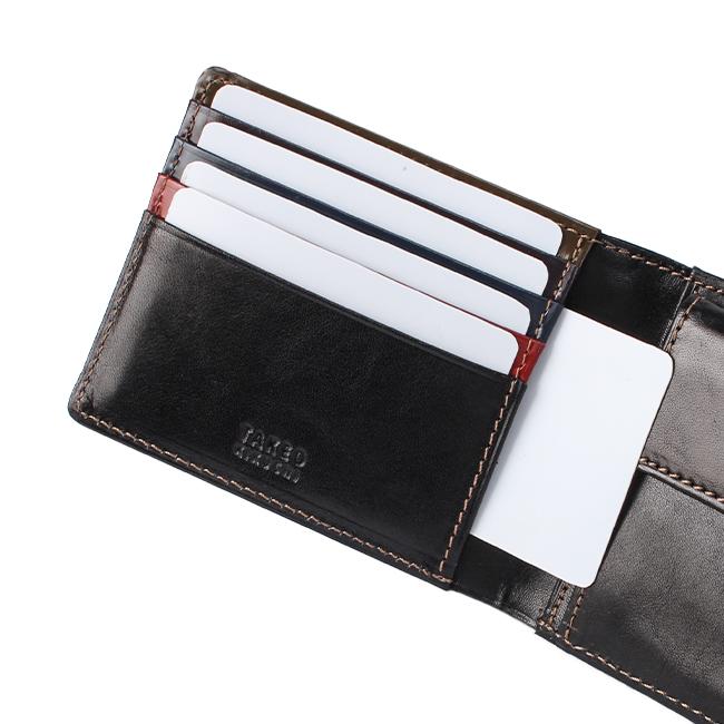 TAKEO KIKUCHI（タケオキクチ） 財布 二つ折り財布 メンズ 本革 レザー