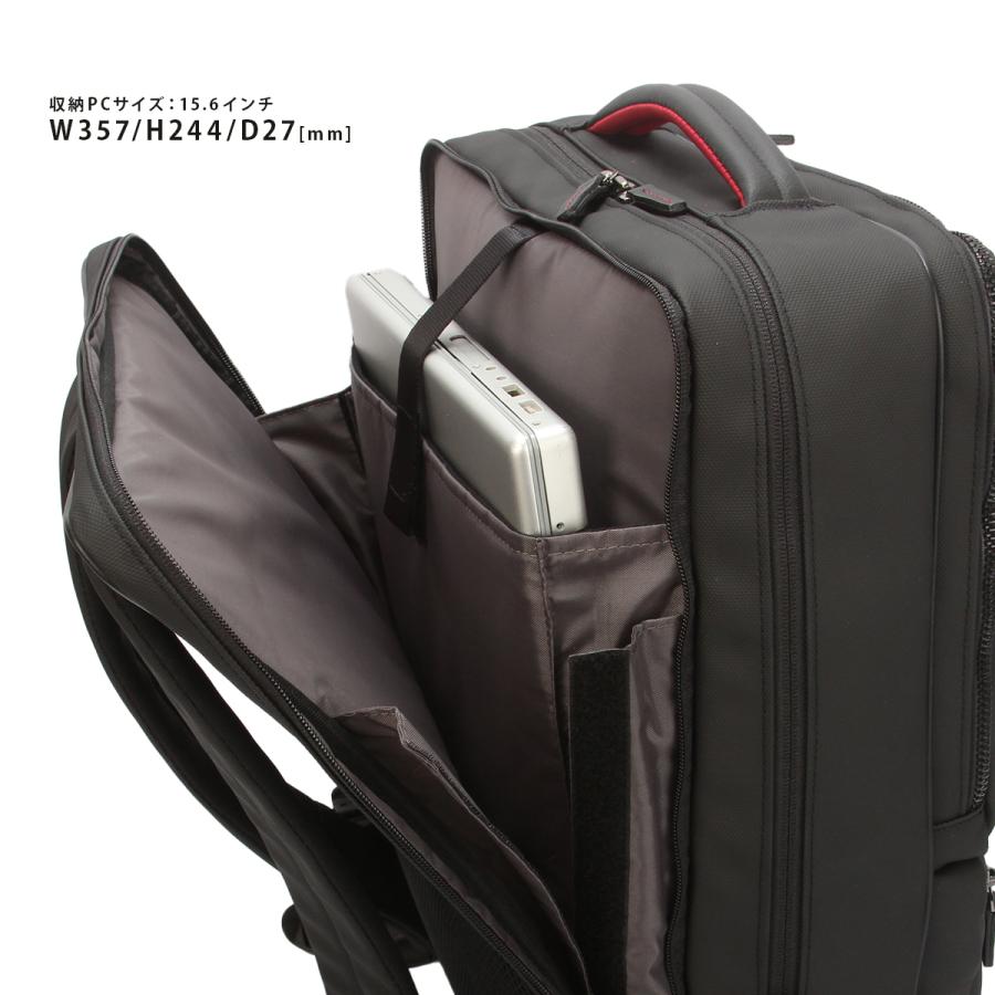 ⭐️極美品/⭐️タケオキクチ ビジネスリュック 2way 黒 A4/ノートPC 2WAY】薄マチ ビジネス バックパック（リュック） | TAKEO
