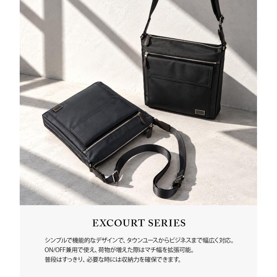 最大50% 10/28限定 タケオキクチ エクスコート ショルダーバッグ メンズ ブランド 斜めがけバッグ 撥水 拡張 日本製 A4 TAKEO KIKUCHI 707153 | TAKEO KIKUCHI | 04