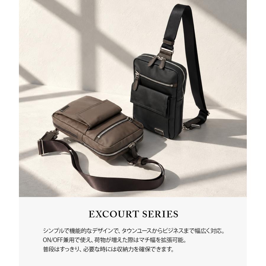 最大49% 10/5限定 タケオキクチ エクスコート ボディバッグ ワンショルダーバッグ メンズ ブランド 斜めがけバッグ 撥水 拡張 日本製 TAKEO KIKUCHI 707951 | TAKEO KIKUCHI | 04