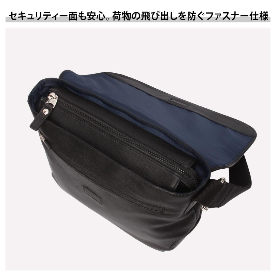 最大50% 10/22限定 タケオキクチ ショルダーバッグ メンズ ブランド レザー 本革 軽量 弱撥水 斜めがけ 小さめ フラップ A5 TAKEO KIKUCHI Phil フィル 709111 | TAKEO KIKUCHI | 17
