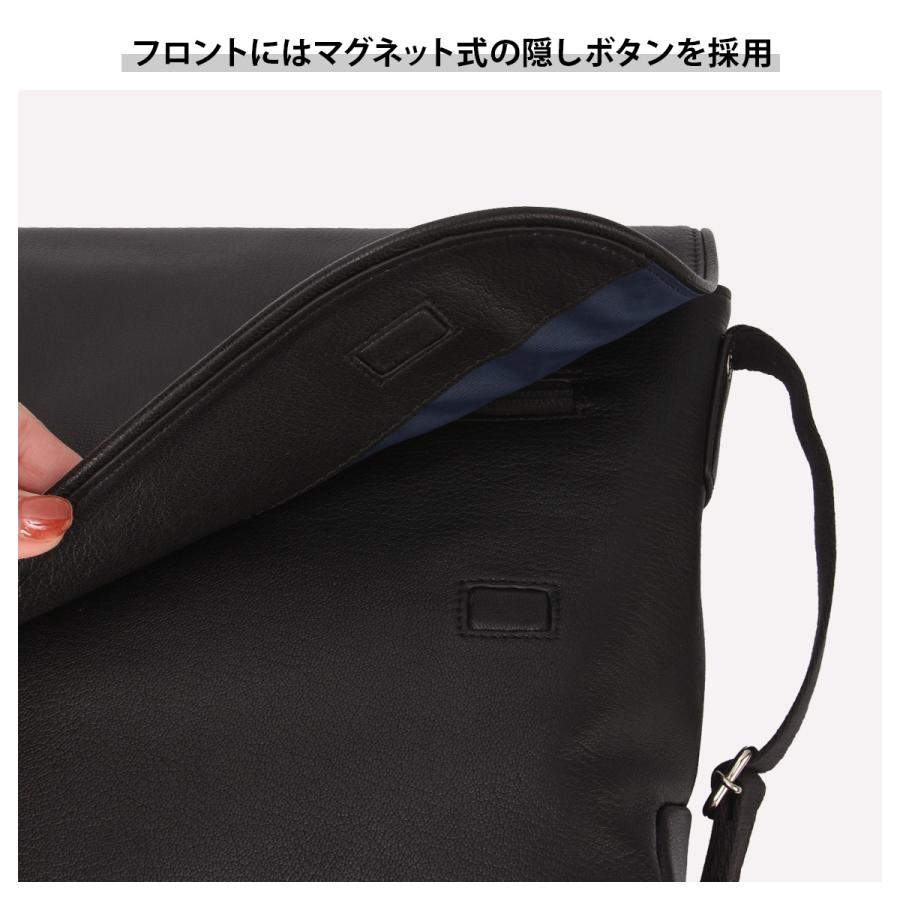 タケオキクチ 定価24200円 A4 黒 ショルダーバッグ 超撥水テフロン加工 TAKEO KIKUCHI（タケオキクチ） 最大51% 1/18限定 ショルダーバッグ